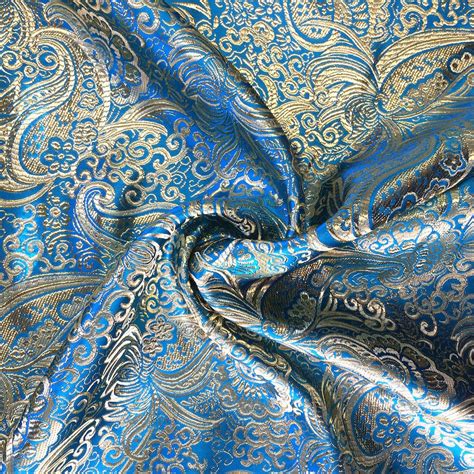 gold metallic brocade fabric|brocade material by yard.